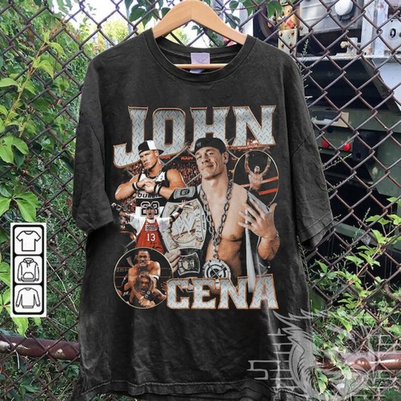 John Cena Vintage 90s Bootleg Style T-Shirt, Retro John Cena Shirt tee - Picture 1 of 2